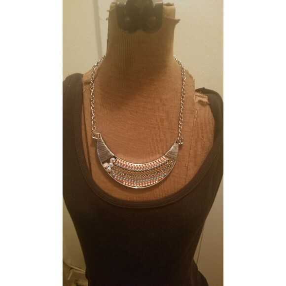 Bohemian Style Statement Necklace - Picture 2 of 2